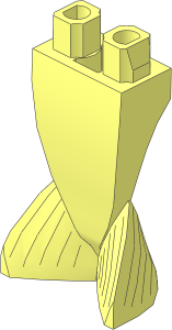 Minifig Hips Mermaid Tail Standing