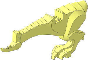 ~Animal Dragon Body (Hungarian Horntail) - Left Half