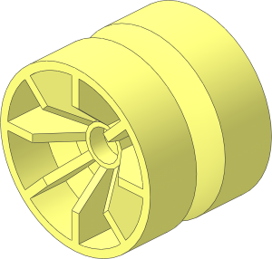 Wheel Rim 14 x 18 with  8 Spokes