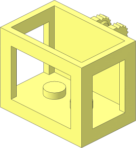 Crane Basket  3 x  2 x  2 with Click Lock Hinge