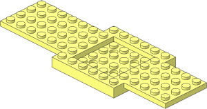 Car Base 16 x  6 with  4 x  4 Recessed Centre