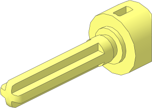 Technic Steering Constant Velocity 8mm Joint Female with 3L Axle